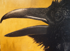 raven, painting
